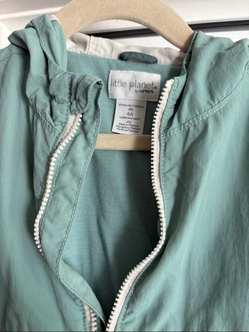Carter’s Little Planet Toddler Great Outdoors Recycled Windbreaker green